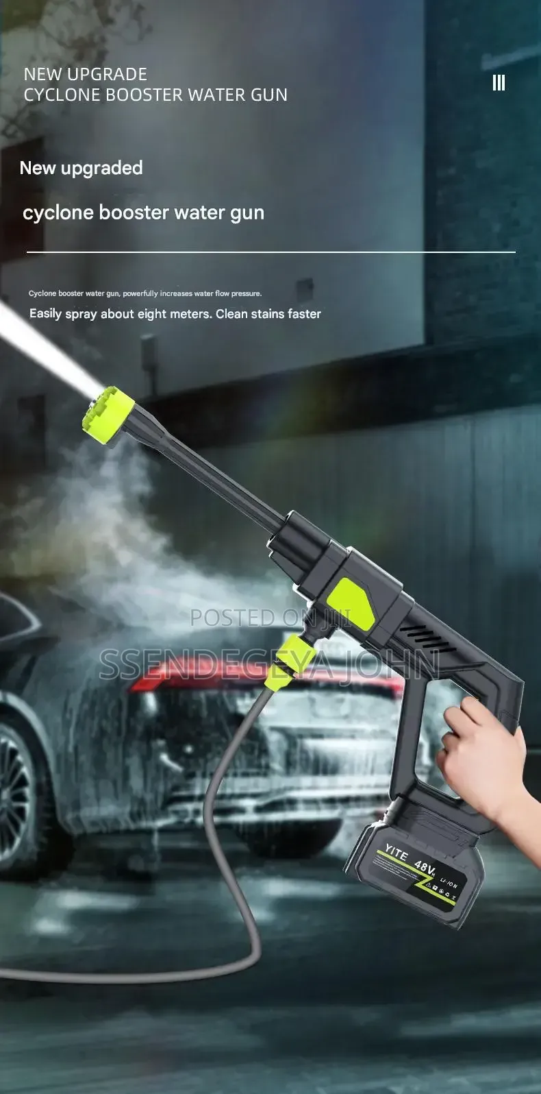MDHL 48V Cordless Portable Pressure Washer
