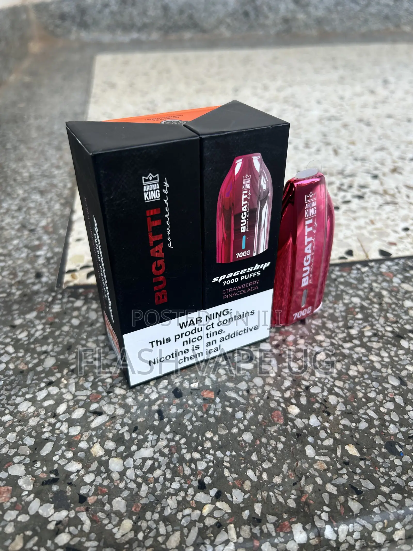 Spaceship Vape in Strawberry Pinacolada Flavor