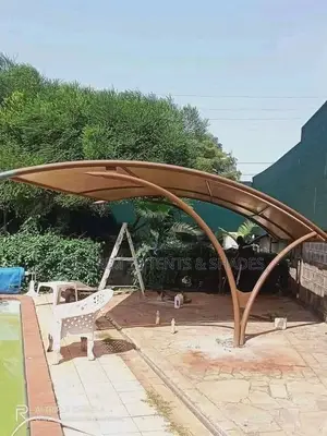 Sculpted Cantilever Outdoor Shelter