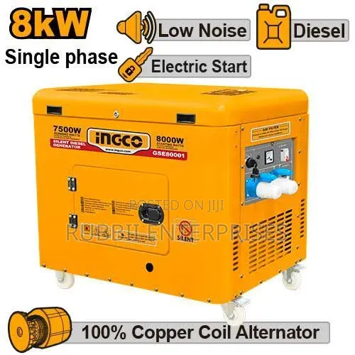 Silent Diesel Generator 8kW (GSE80001)