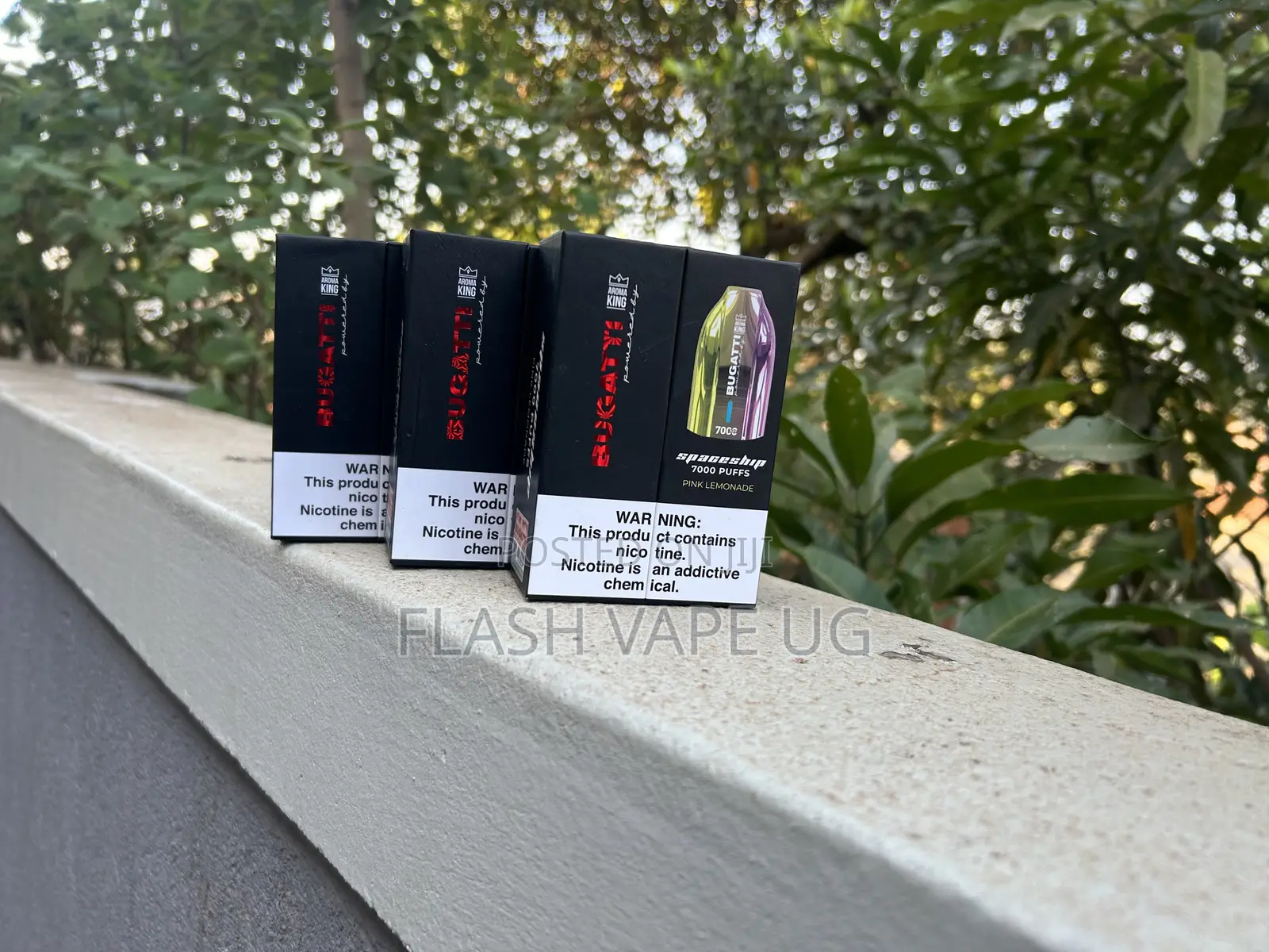 Spaceship Bugatti Vapes With 7000 Puffs Comes in Different Flavors