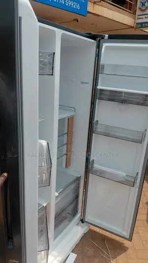 Glass Door Fridge Black Colour