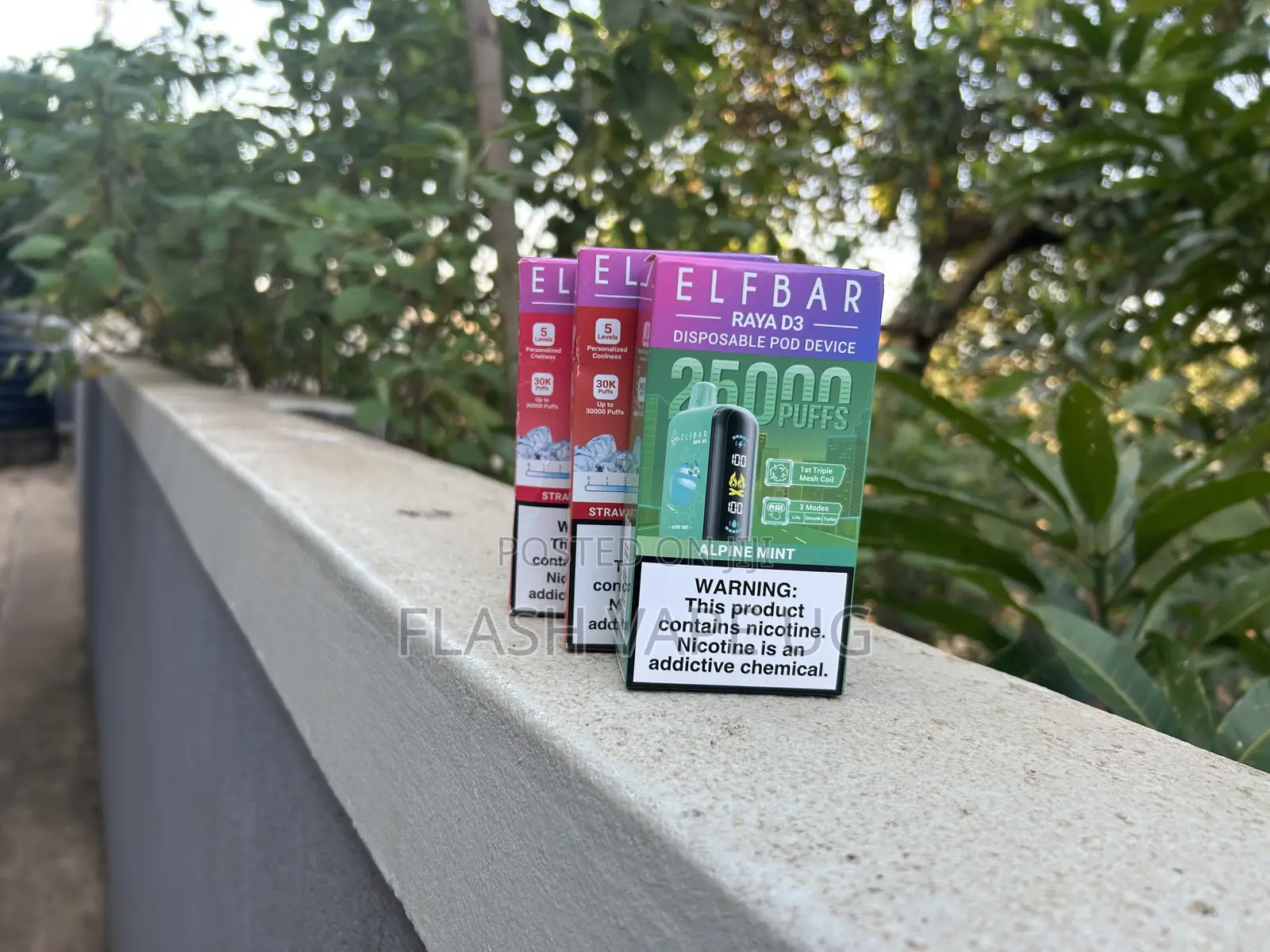 Elfbar Raya 25000puffs Vapes in Different Flavors