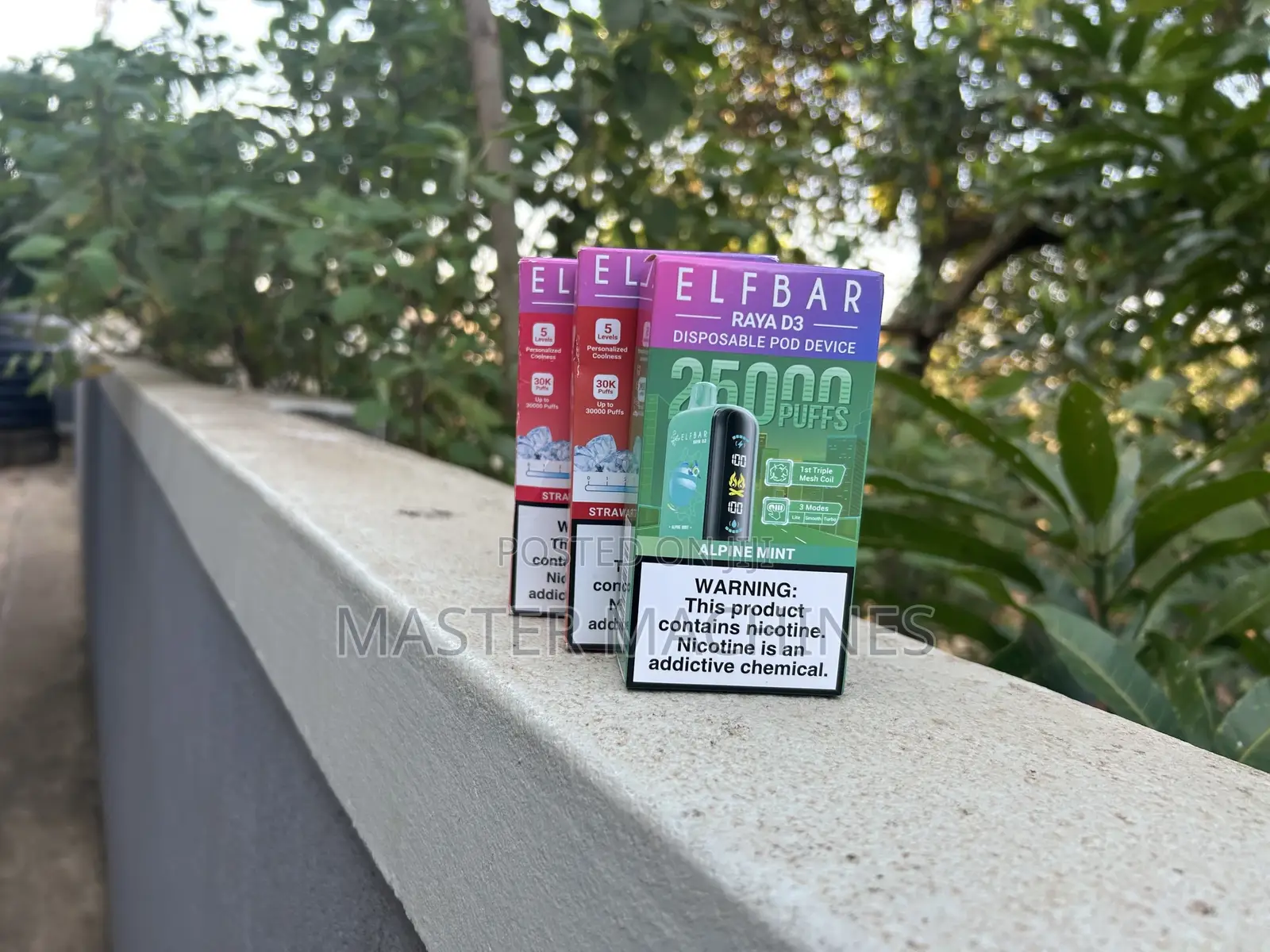 Elfbar Raya 25000puffs Vapes in Different Flavors