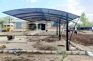 Wide-Span Modern Vehicle Shelter