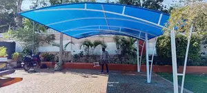 Cantilever-Style Heavy-Duty Parking Canopy