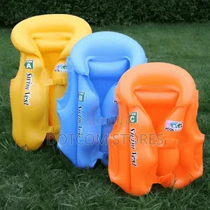 Kids Inflatable Floater Swimming Life Jacket Vest- Colour Will Vary