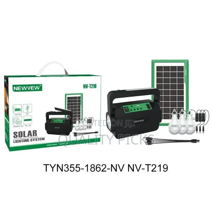 Portable Solar Lighting System Designed for Off-Grid Lighting