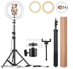 New Round 10" Ring Light With Tripod