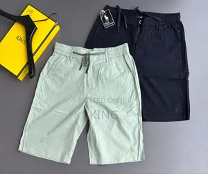 Men's Casual Elastic-Waist Drawstring Linen Shorts