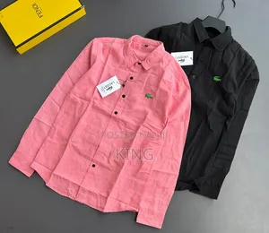 Lacoste Long-Sleeved, Button-Down Men's Shirts