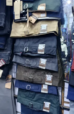 Men's Beltless Trousers