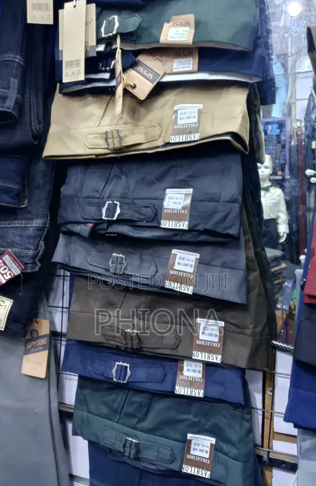 Men's Beltless Trousers
