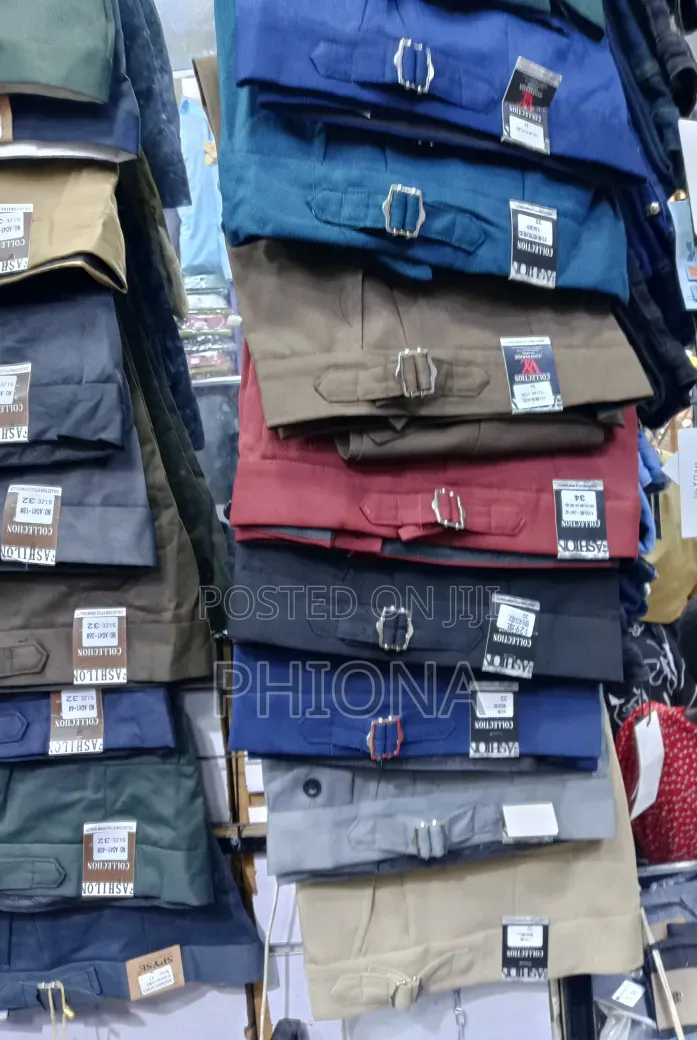 Men's Beltless Trousers