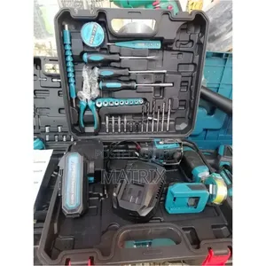 Cordless Brushless Drill Set 48v Lithium-Ion Battery