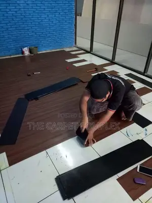 Vinyl PVC Tile Carpets Water Proof Per Squaremeter