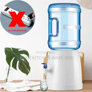 Water Dispenser Desktop Holder Water Bottle Pump No Need Electricity