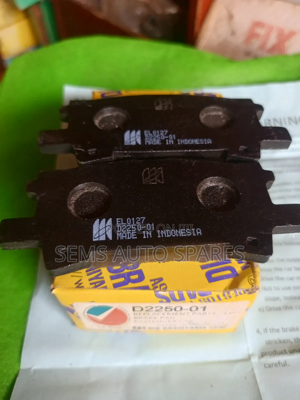 Brake Pads - Harrier 2008 Rear . Kashiyama