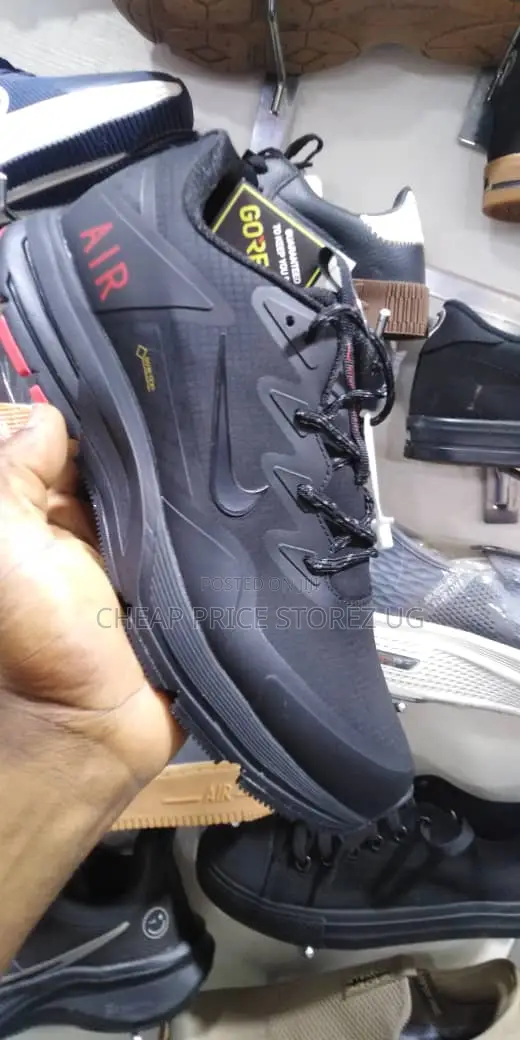 Shoe Shown Is a Black and Red Nike Air Waterproof Gore-Tex / Winter Th