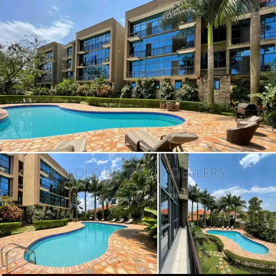 Furnished 3bdrm Apartment in Bunga Kawuku, Central Division for rent