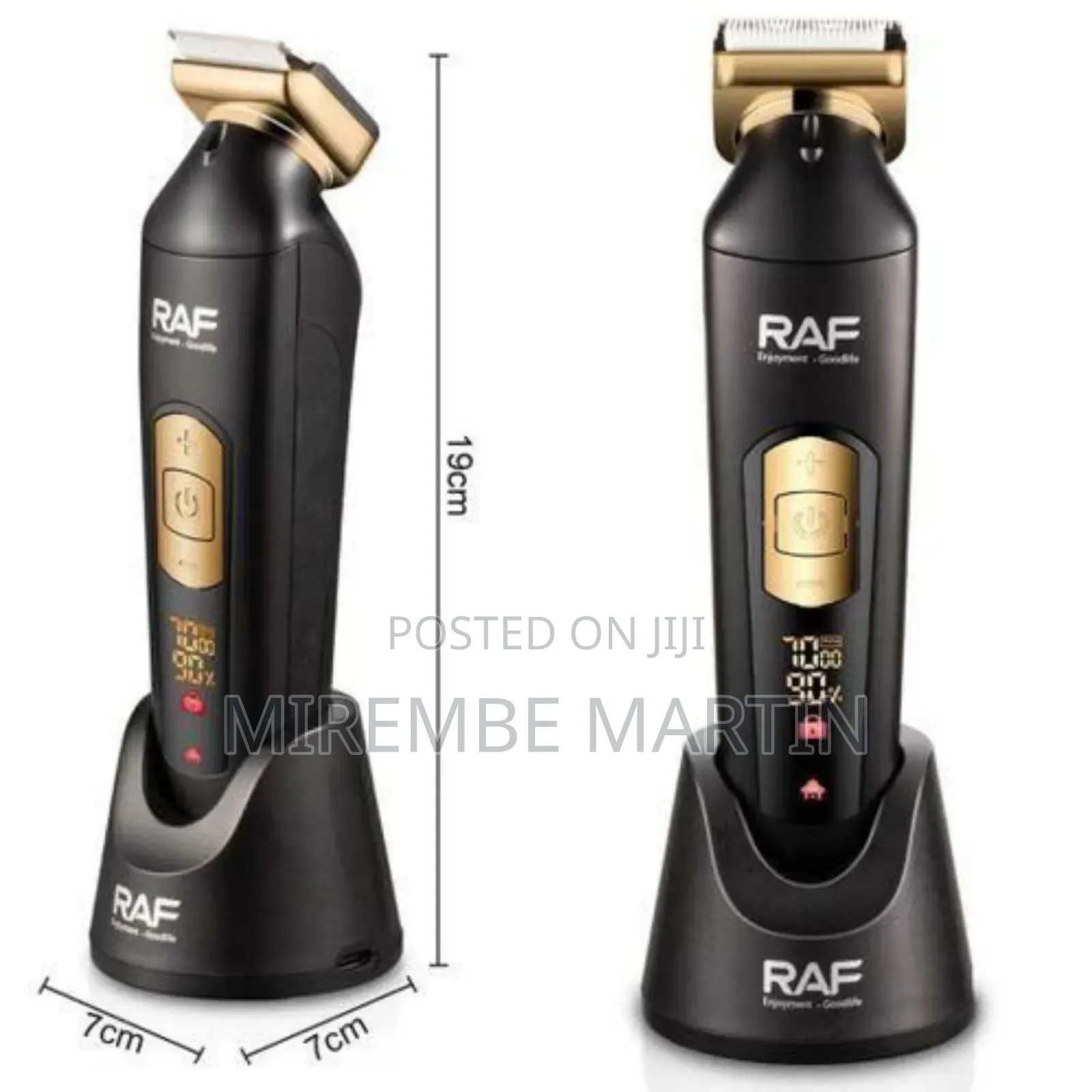 RAF Cordless Electric Trimmer / Shaver With Charging Dock