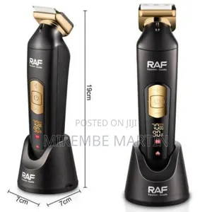 RAF Cordless Electric Trimmer / Shaver With Charging Dock