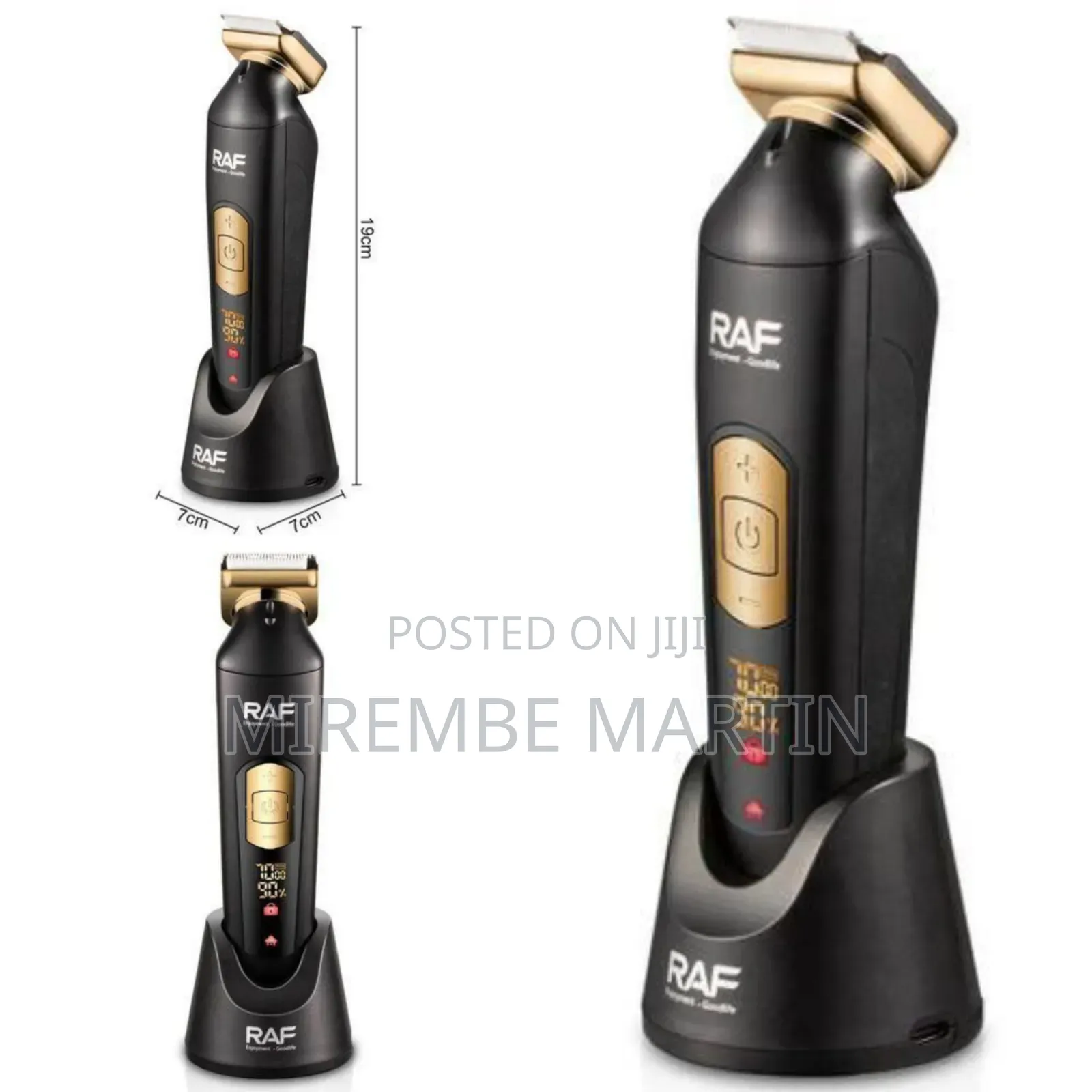 RAF Cordless Electric Trimmer / Shaver With Charging Dock