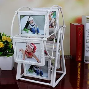 Charming Rotating Ferris Wheel Desktop Photo Frame