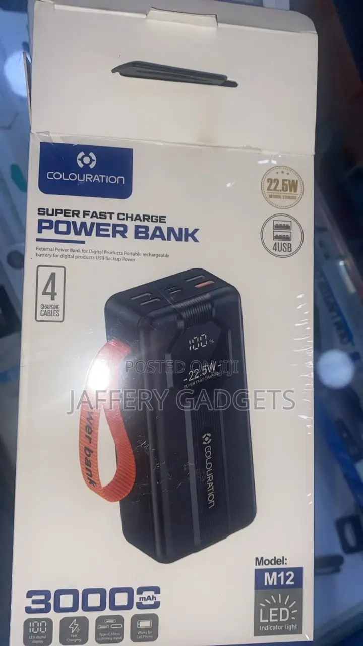Colouration M12 30,000mAh Power Bank