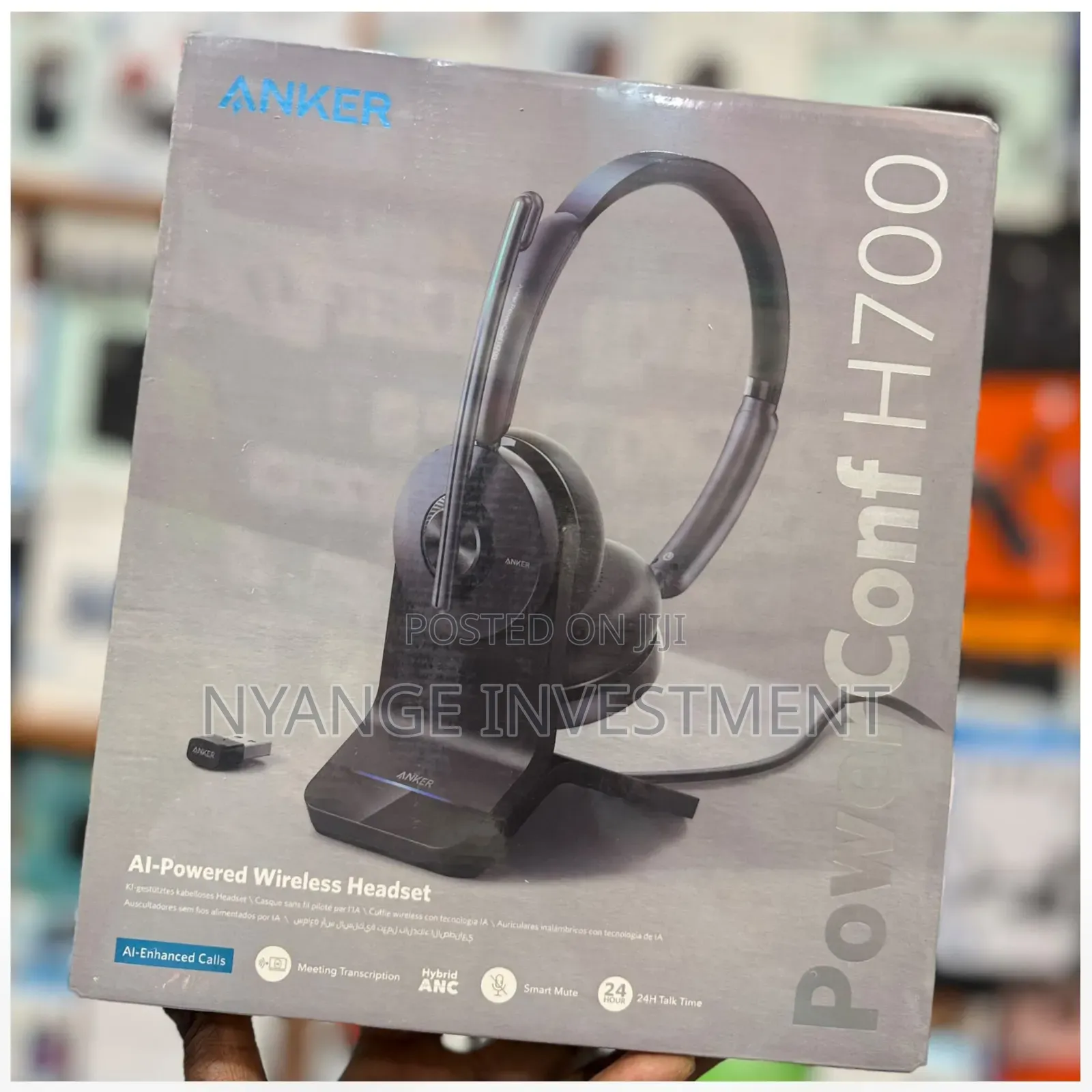 Anker PowerConf H700,ai-Powered Wireless Headset for Professional Call