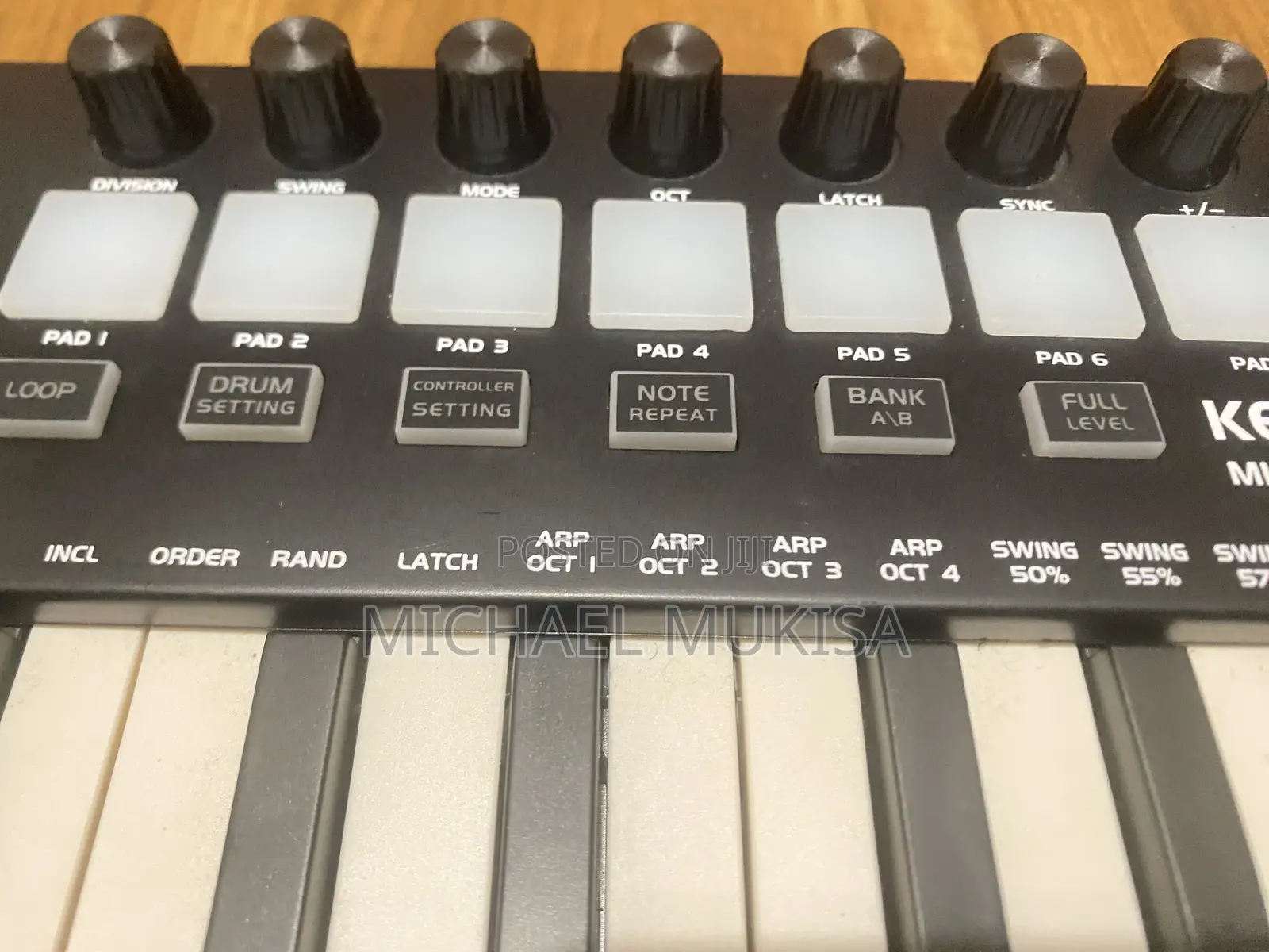 Konix RGB Midi Keyboard Controller Mini 25key USB Keyboard Drum Pad