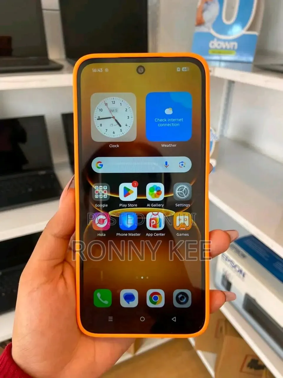 New Infinix Smart 20 128 GB Orange