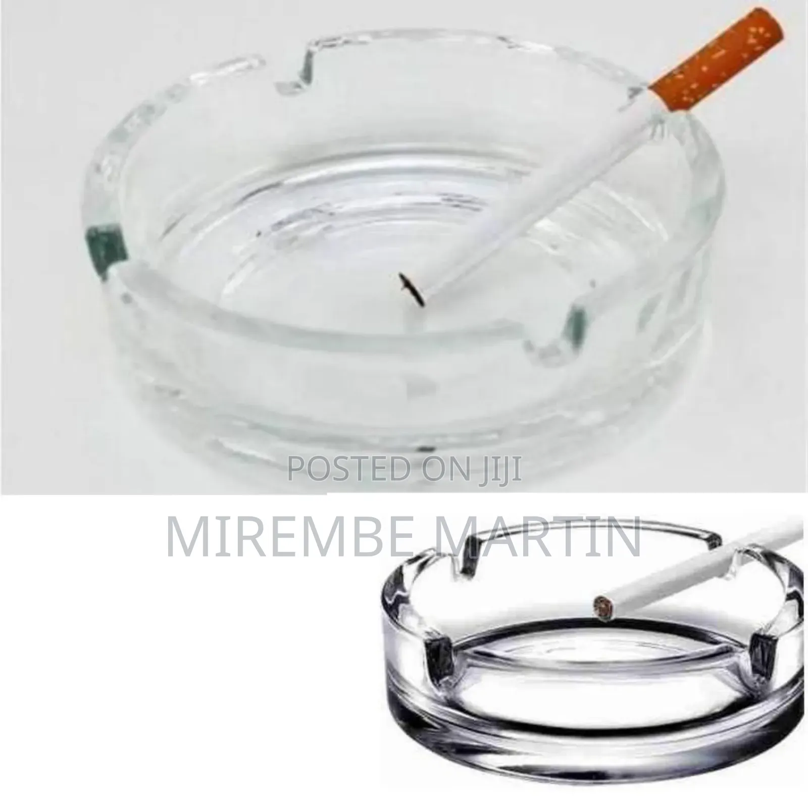 Thickened Glass Ash Tray -