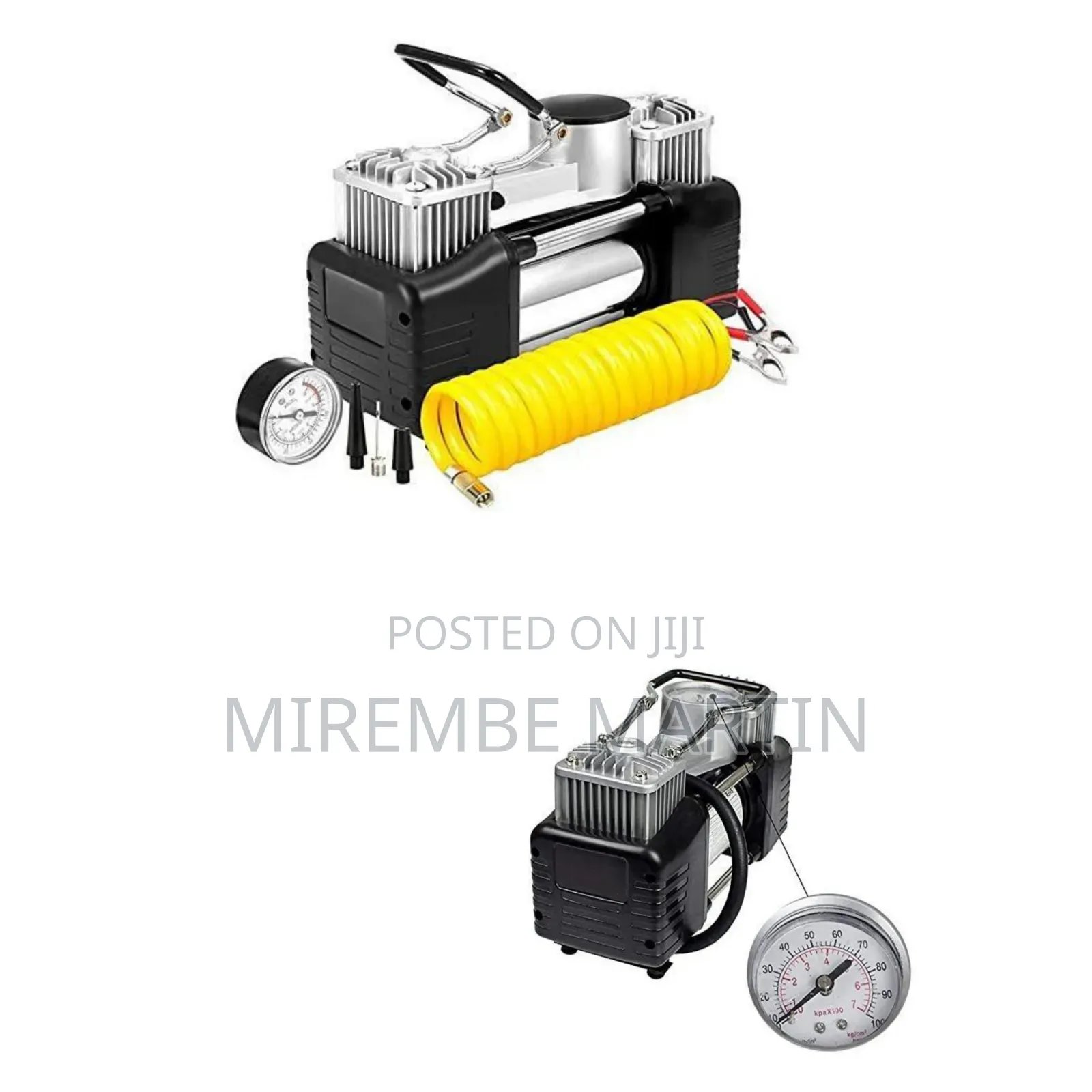 Twin Cylinder Air Compressor / Heavy-Duty Portable Air Compressor