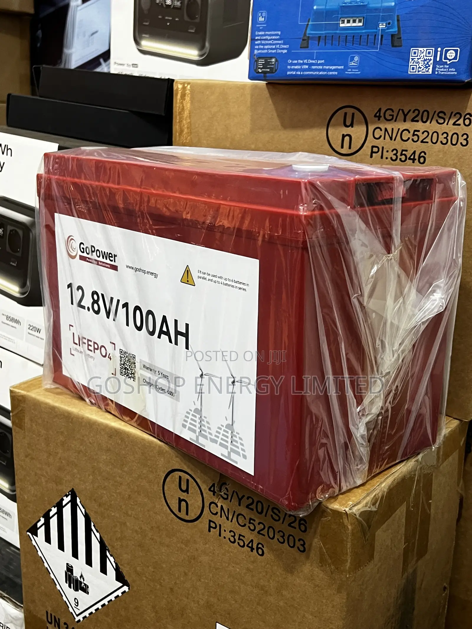 12.8v 100ah Gopower Lithium Batteries