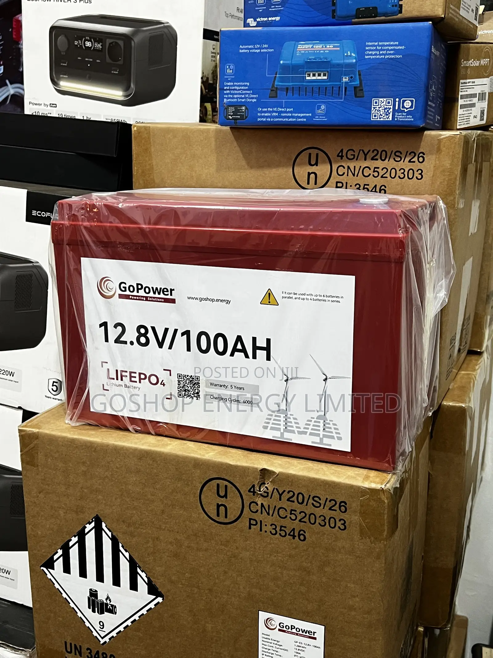 12.8v 100ah Gopower Lithium Batteries