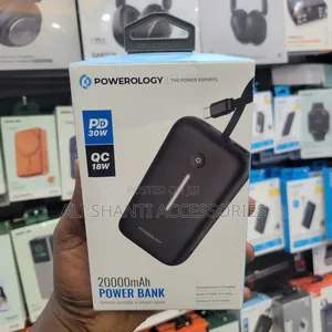 Powerology 30W PD 18WQC 20000mAh Power Bank