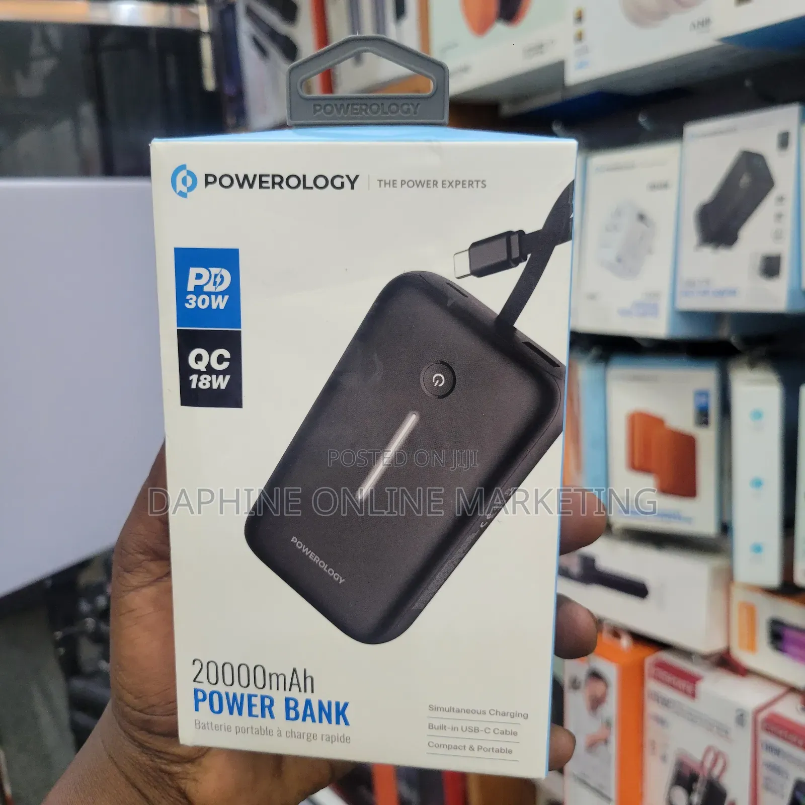 Powerology 30W PD 18WQC 20000mAh Power
