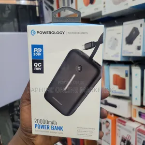 Powerology 30W PD 18WQC 20000mAh Power