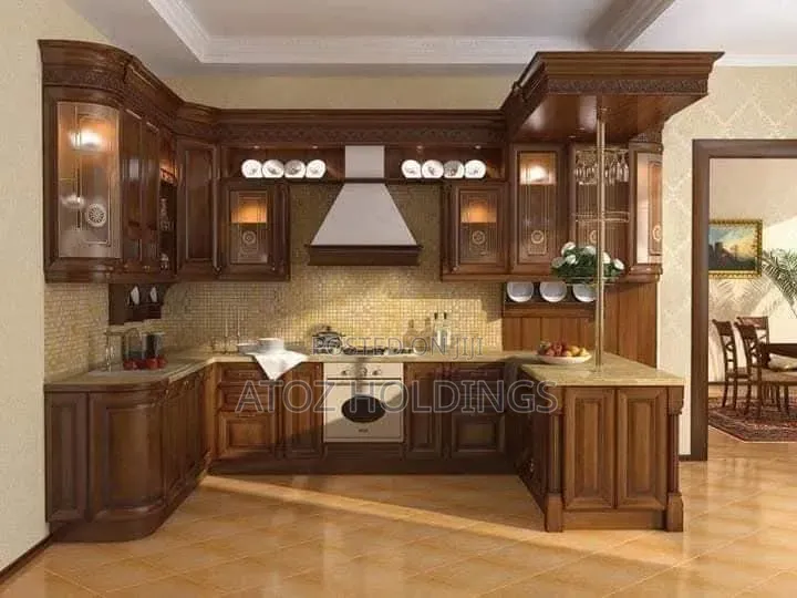 Wooden Kitchen Cabinets in Any Colour Shade From 1,100,000/- Per Meter