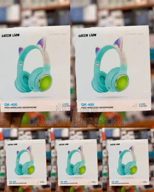 Green Lion GK-400 (Also Known as GL-400) Kids Wireless Headphones.