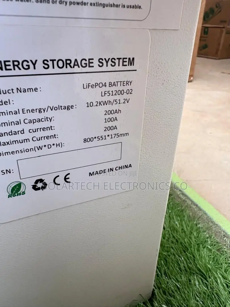 Premium 10.2V 200Ah Lithium Iron Phosphate Battery | 10.2kWh Capacity