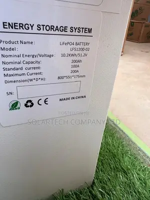 10.2V 200Ah LiFePO4 Solar Battery | 10.2kWh Energy Storage -Deep Cycle