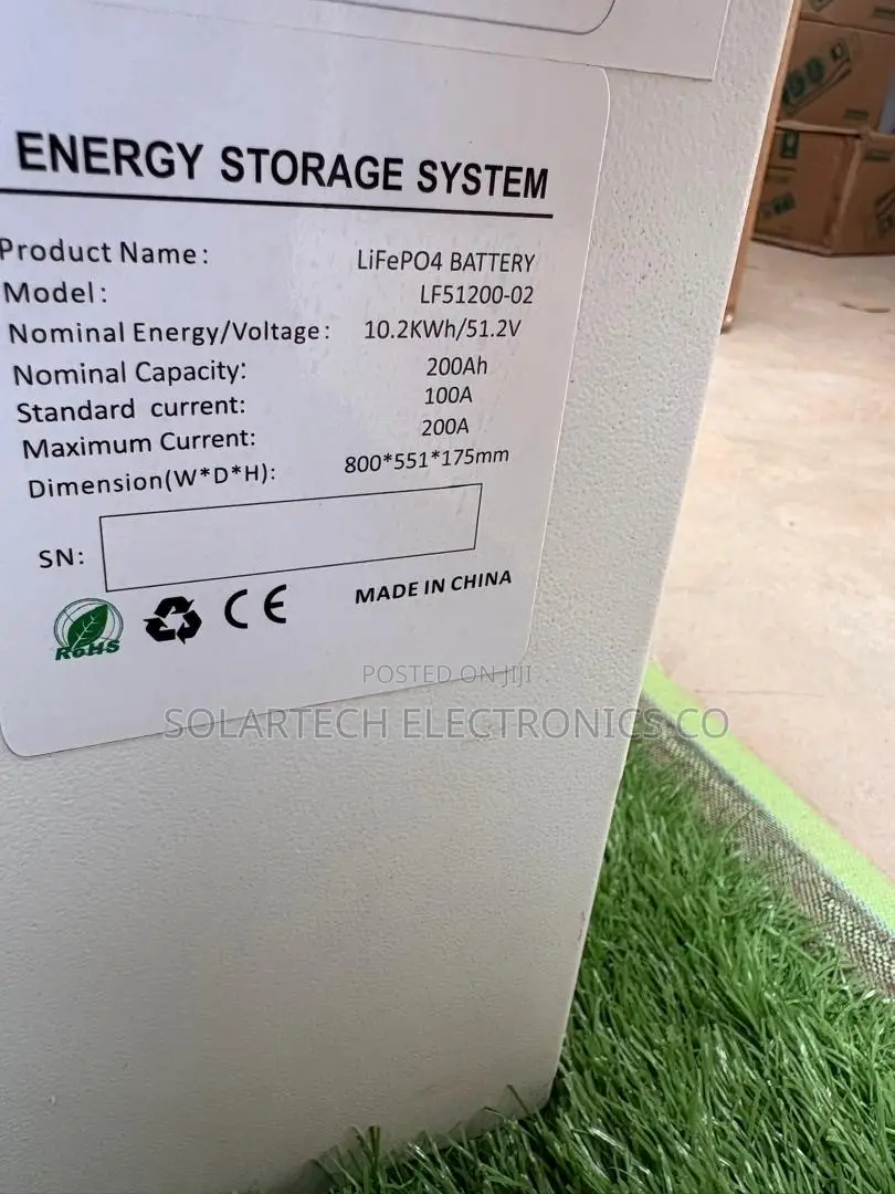 10.2V 200Ah LiFePO4 Solar Battery | 10.2kWh Energy Storage -Deep Cycle