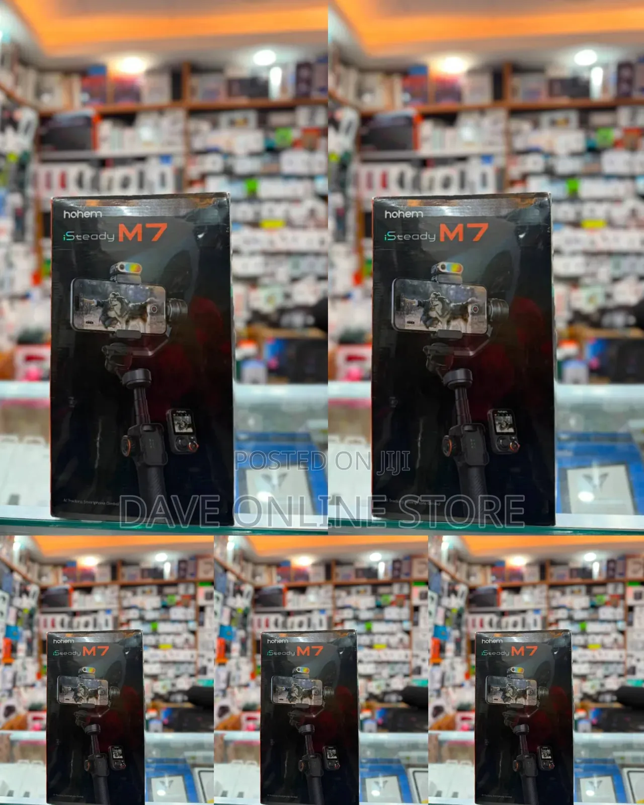 Hohem iSteady M7, an Advanced 3-Axis Smartphone Gimbal Stabilizer