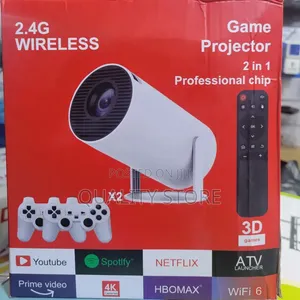 2 in 1 Game Projector 2.4g Wireless