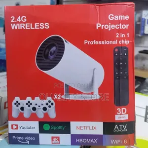 2 in 1 Game Projector 2.4g Wireless