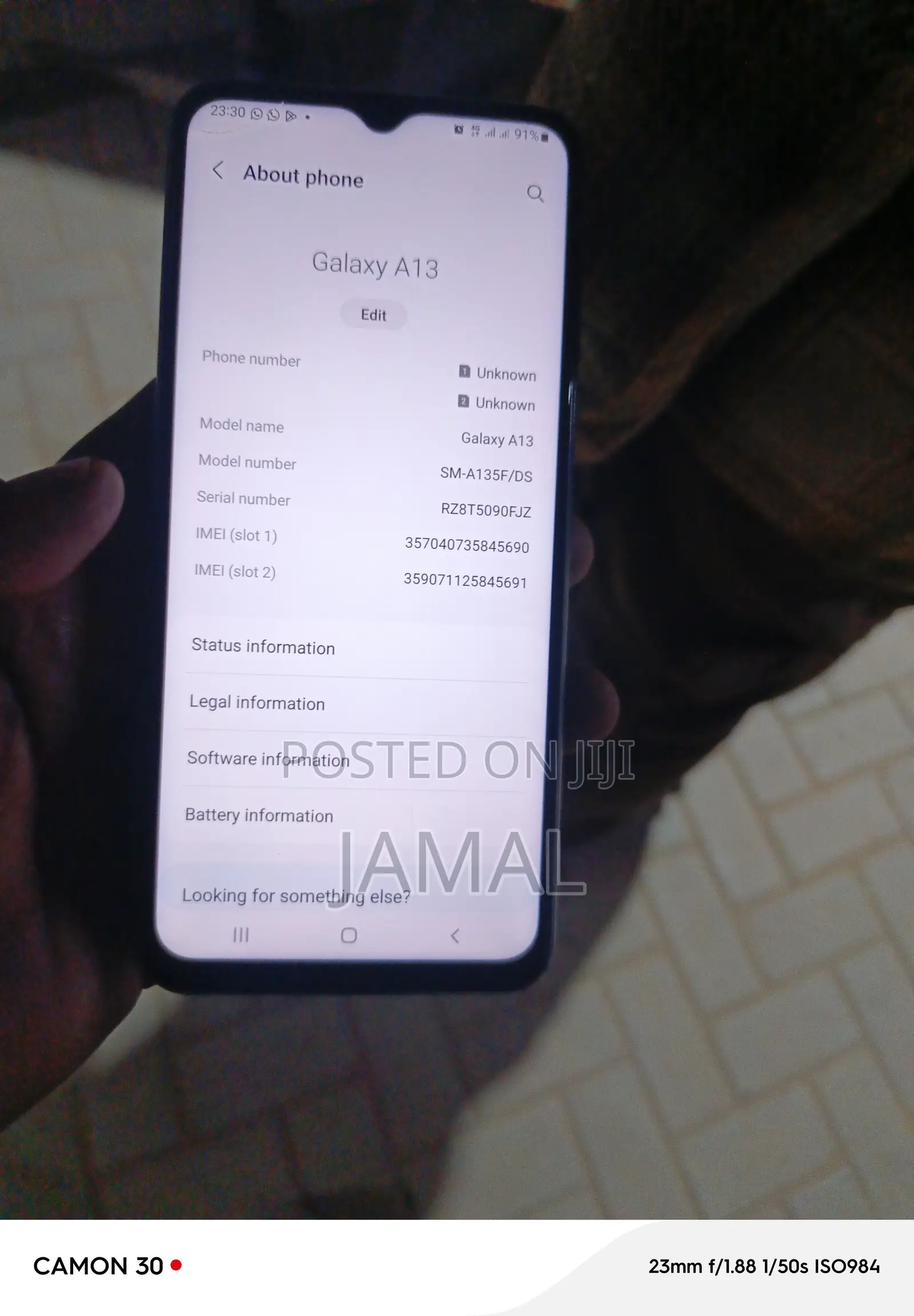 Samsung Galaxy A13 64 GB Black