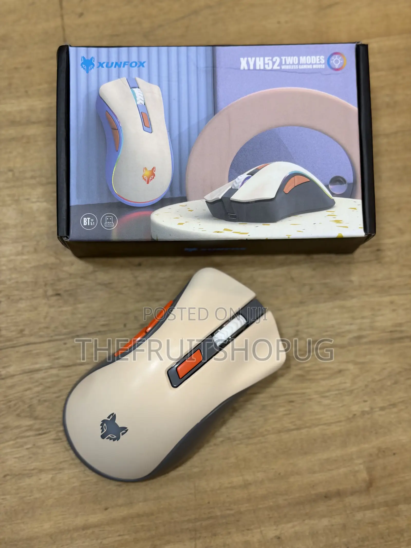 XUNFOX XYH52 Wireless Gaming Mouse – RGB Rechargeable Gaming Mouse