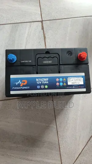 N70ZMF 75Ah Panapower 12V Maintenance Free Car Battery